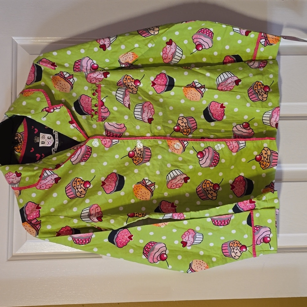 University of Couture Cupcake Pajama Top Size M - Picture 10 of 14